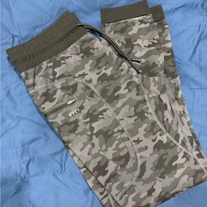 L - BYLT Camo Joggers - Gray/Black